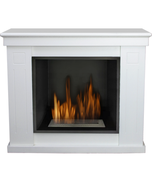 Caminetto a bioetanolo Raffaello bianco bruciatore 1,7lt