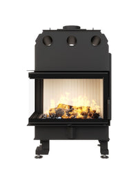 Caminetto ad angolo Inserto Apertura sinistra Energy 75x50x47 (15,1 kW) ECO