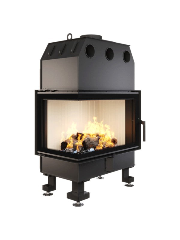 Caminetto ad angolo Inserto Apertura sinistra Energy 75x50x47 (15,1 kW) ECO