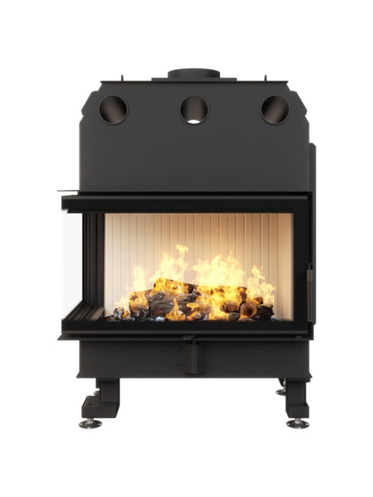 Caminetto ad angolo Inserto Apertura sinistra Energy 85x50x47 (17 kW) ECO