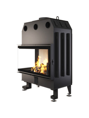 Caminetto ad angolo Inserto Apertura sinistra Energy 85x50x47 (17 kW) ECO