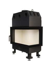Caminetto ad angolo Inserto Apertura destra Energy 85x50x47 (17 kW) ECO