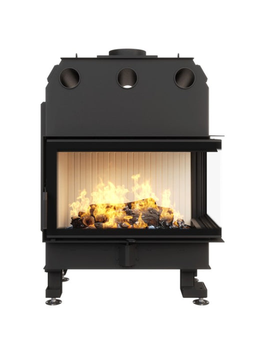 Caminetto ad angolo Inserto Apertura destra Energy 85x50x47 (17 kW) ECO