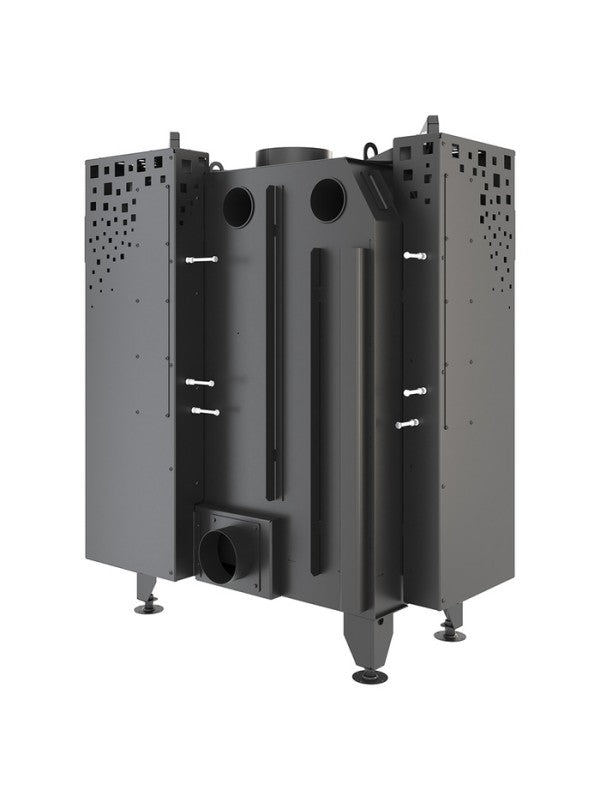 Caminetto ad angolo Nero Inserto Apertura destra Energy Up 85x50x47 (17,0 kW) ECO