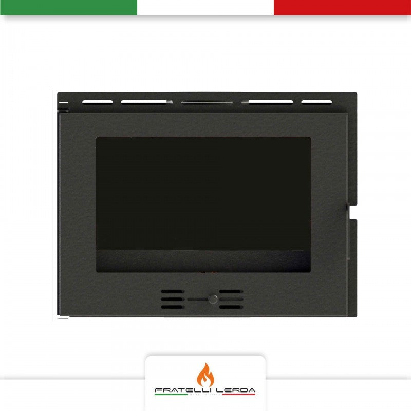 Caminetto Inserto a Legna F.lli Lerda L-90 Refrattario Kw 18