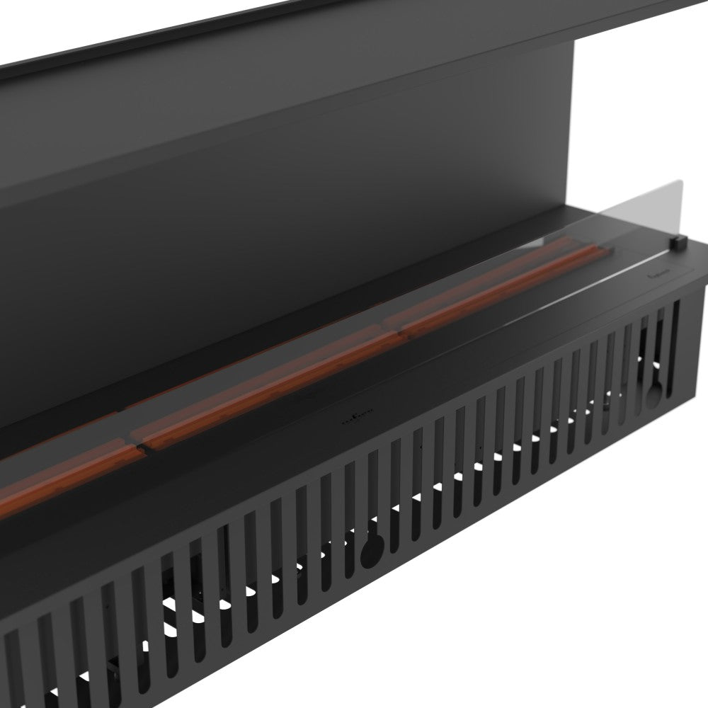 Caminetto a Vapore Acqueo da Incasso Inside C1800 con Fiamma Multicolore, Effetto 3D e Controllo App, Serbatoio 3.6l - 180cm