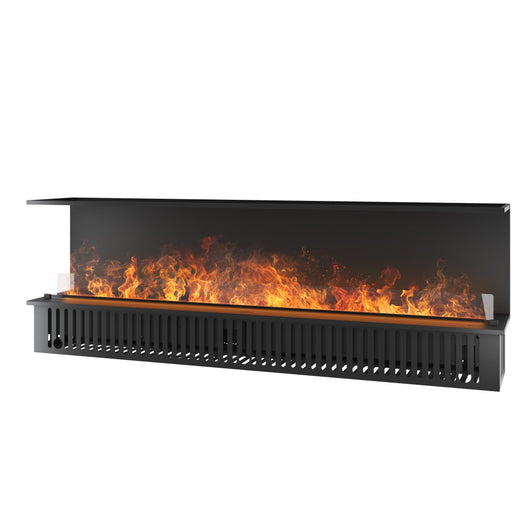 Caminetto a Vapore Acqueo da Incasso Inside C2200 con Fiamma Multicolore, Effetto 3D e Controllo App, Serbatoio 4.8l - 220cm