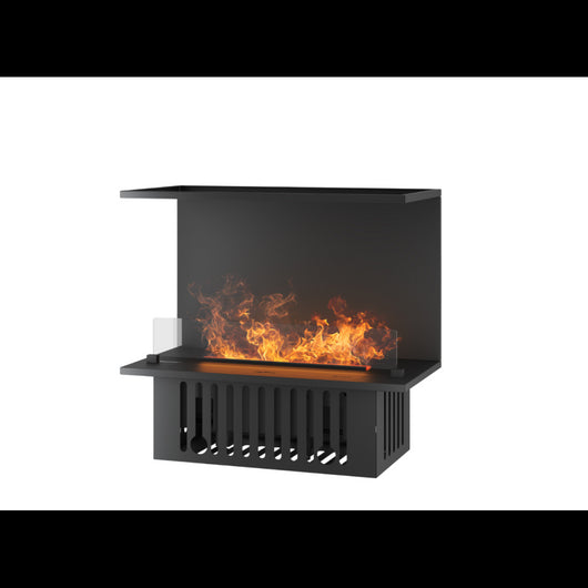 Caminetto a Vapore Acqueo da Incasso Inside C800 con Fiamma Multicolore, Effetto 3D e Controllo App, Serbatoio 1.2l - 80cm Autorefill