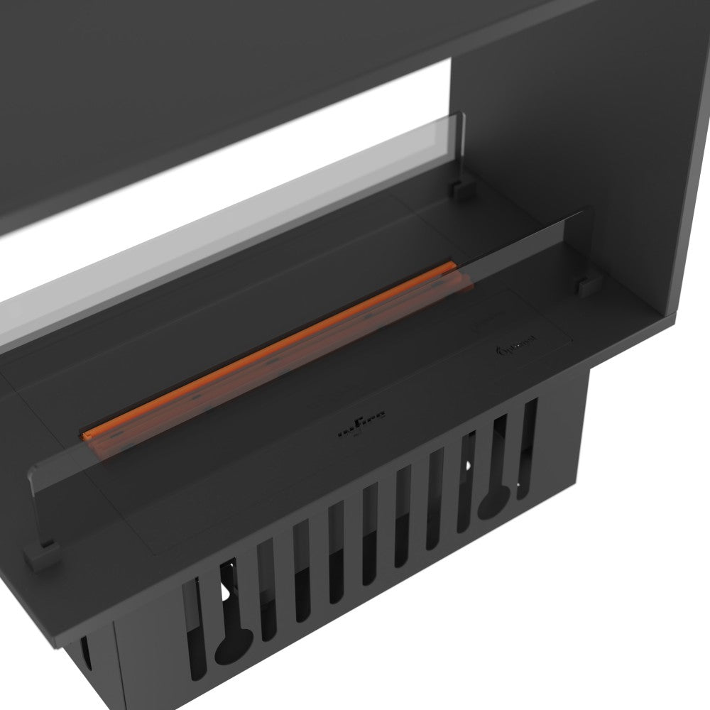 Caminetto a Vapore Acqueo da Incasso Inside U 800 con Fiamma Multicolore, Effetto 3D e Controllo App, Serbatoio 1.2l - 800cm