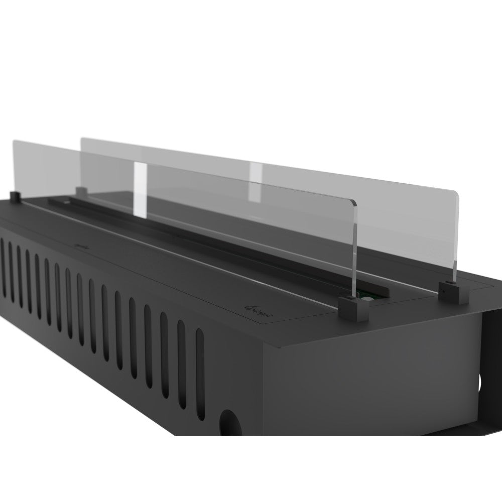 Caminetto a Vapore Acqueo da Incasso Invapo Insert 1200 - Fiamma Multicolore, Effetto 3D e Controllo App, Serbatoio 2.4l - 120cm