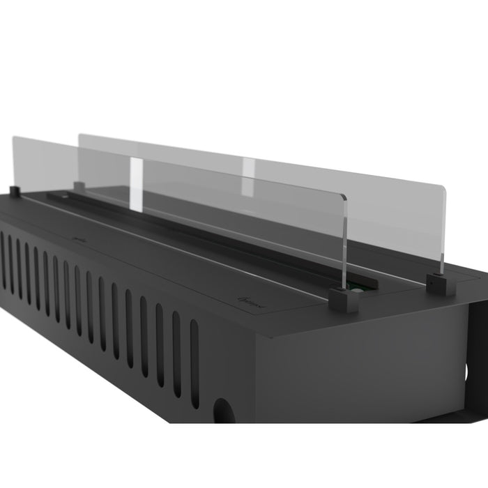 Caminetto a Vapore Acqueo da Incasso Invapo Insert 1200 - Fiamma Multicolore, Effetto 3D e Controllo App, Serbatoio 2.4l - 120cm