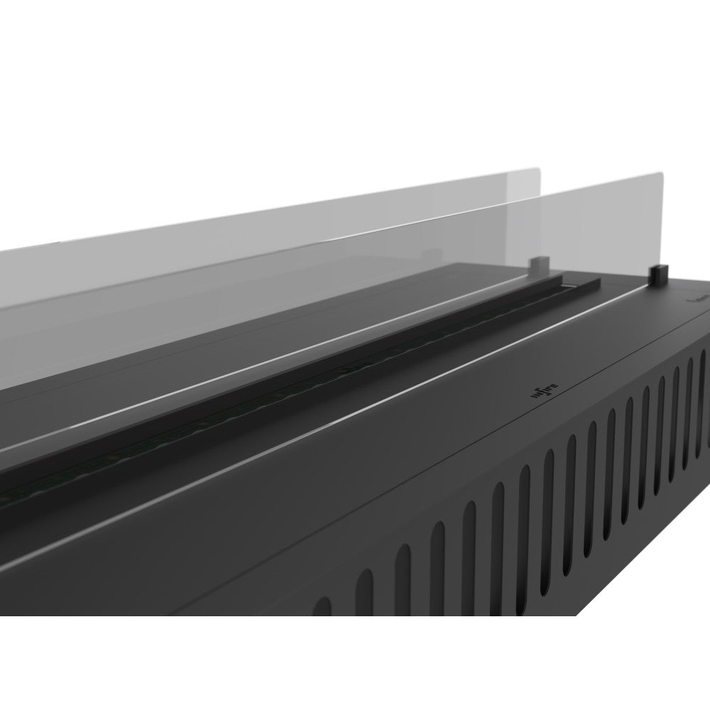 Caminetto a Vapore Acqueo da Incasso Invapo Insert 1200 - Fiamma Multicolore, Effetto 3D e Controllo App, Serbatoio 2.4l - 120cm