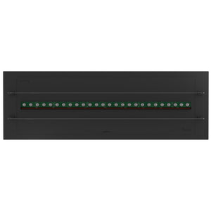 Caminetto a Vapore Acqueo da Incasso Invapo Insert 1200 - Fiamma Multicolore, Effetto 3D e Controllo App, Serbatoio 2.4l - 120cm