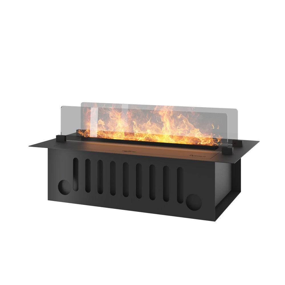 Caminetto a Vapore Acqueo da Incasso Invapo Insert 700 - Fiamma Multicolore, Effetto 3D e Controllo App, Serbatoio 1.2l - 70cm