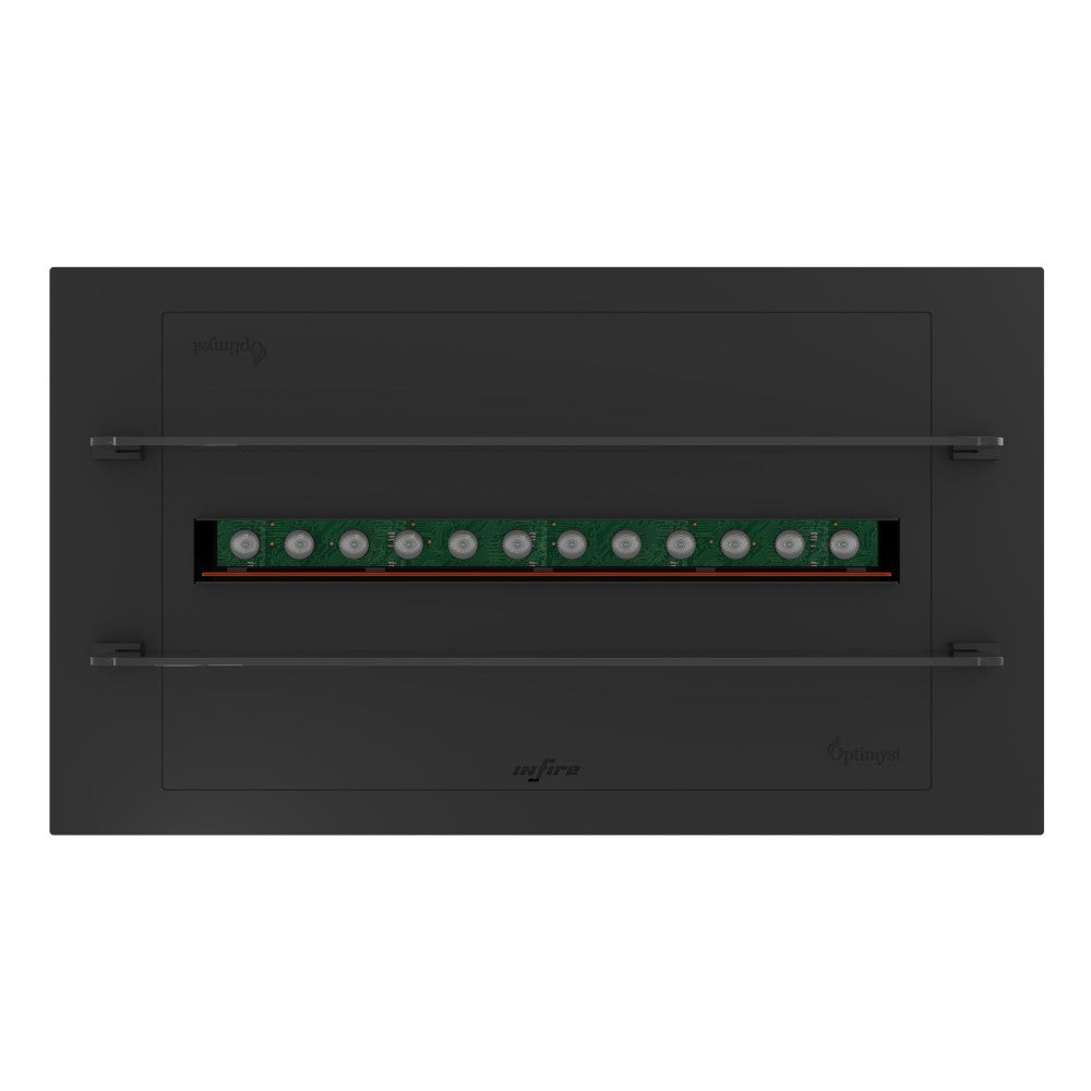 Caminetto a Vapore Acqueo da Incasso Invapo Insert 700 - Fiamma Multicolore, Effetto 3D e Controllo App, Serbatoio 1.2l - 70cm