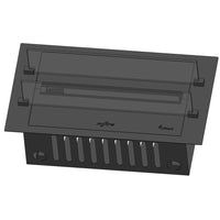 Caminetto a Vapore Acqueo da Incasso Invapo Insert 700 - Fiamma Multicolore, Effetto 3D e Controllo App, Serbatoio 1.2l - 70cm