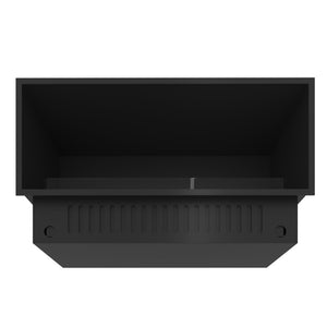 Caminetto a Vapore Acqueo da Incasso Invapo Inside 1200 - Fiamma Multicolore, Effetto 3D e Controllo App, Serbatoio 2.4l - 123cm