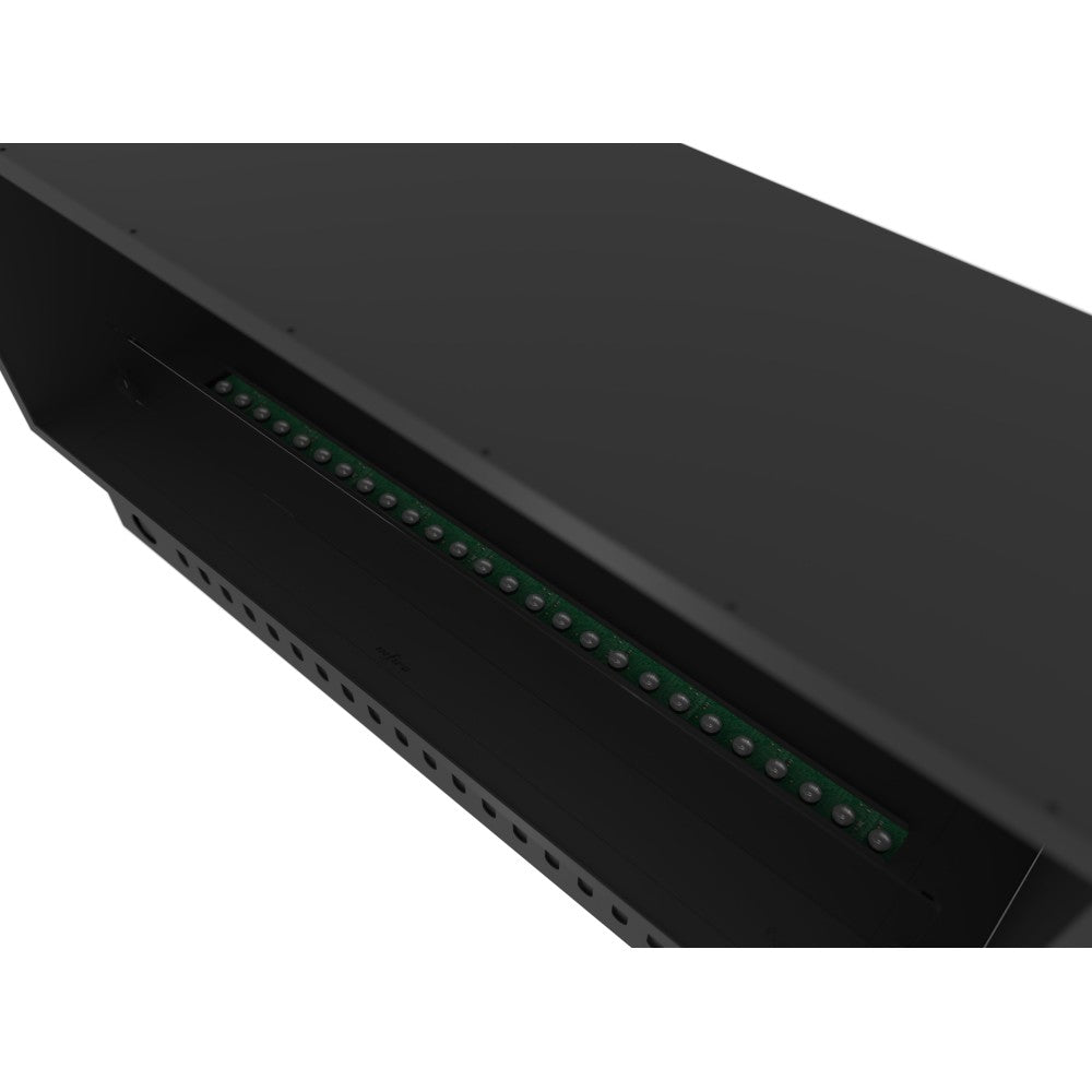 Caminetto a Vapore Acqueo da Incasso Invapo Inside 1200 - Fiamma Multicolore, Effetto 3D e Controllo App, Serbatoio 2.4l - 123cm