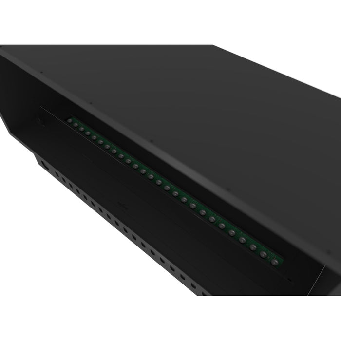 Caminetto a Vapore Acqueo da Incasso Invapo Inside 1200 - Fiamma Multicolore, Effetto 3D e Controllo App, Serbatoio 2.4l - 123cm