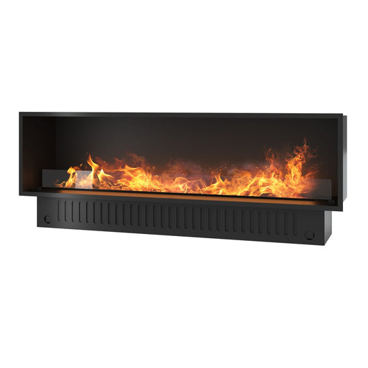 Caminetto a Vapore Acqueo da Incasso Invapo Inside 1800 - Fiamma Multicolore, Effetto 3D e Controllo App, Serbatoio 3.6l - 183cm Autorefill