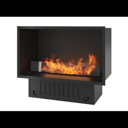 Caminetto a Vapore Acqueo da Incasso Invapo Inside 800 - Fiamma Multicolore, Effetto 3D e Controllo App, Serbatoio 1.2l - 835cm