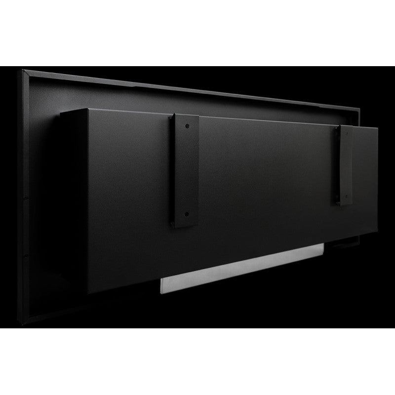 Camino a bioetanolo a parete o da incasso Lucca Bianco L 90 x P 12 x H 40