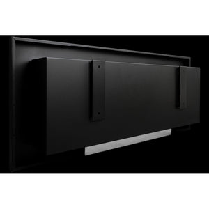 Camino a bioetanolo a parete o da incasso Lucca Bianco L 90 x P 12 x H 40