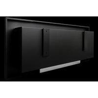 Camino a bioetanolo da parete o incasso Livorno Bianco L 90 x P 12 x H 40 con vetro