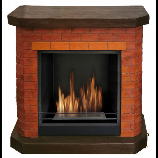 Camino Bricchetto a bioetanolo 1,5lt effetto mattone potenza 2,5Kw/h