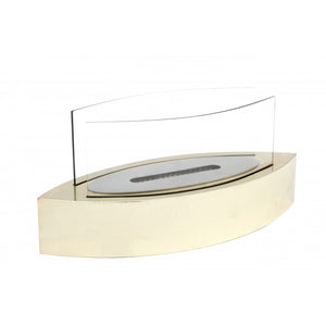 Camino da tavolo Vanda a bioetanolo - disponibile in diversi colori - Ecru'