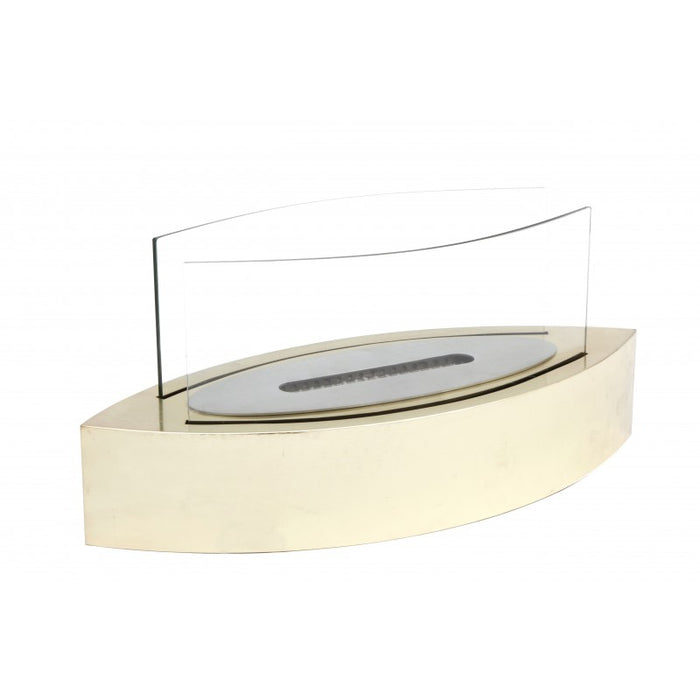 Camino da tavolo Vanda a bioetanolo - disponibile in diversi colori - Ecru'