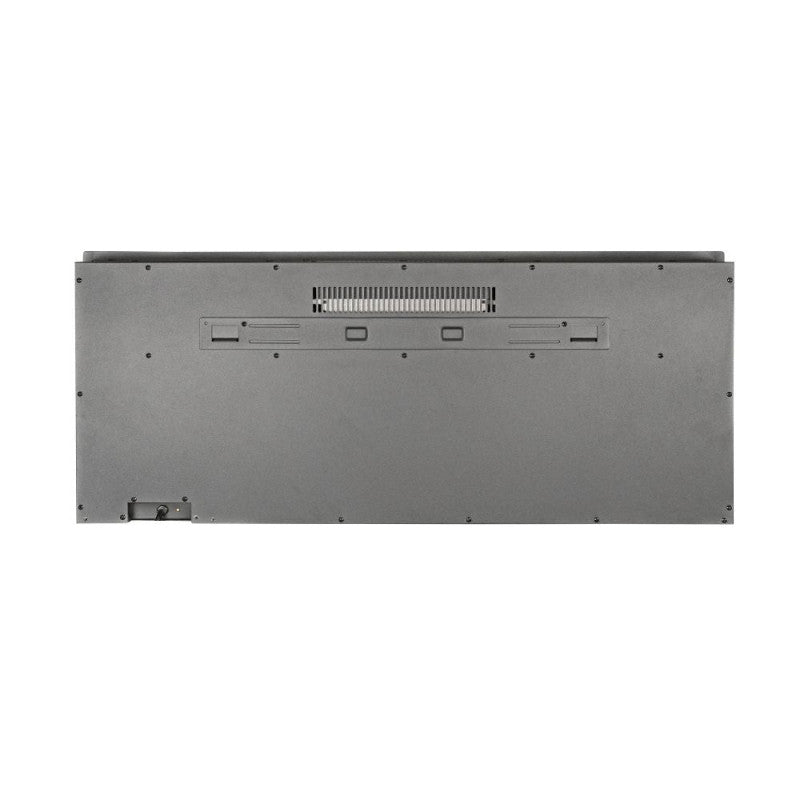 Camino elettrico caminetto da parete a incasso frontale CHICAGO130 L127 x P14 x H45