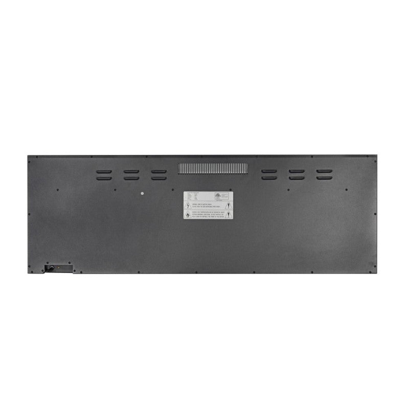 Camino elettrico da parete caminetto a incasso 3 Lati BOSTON130 L127 x P20 x H44