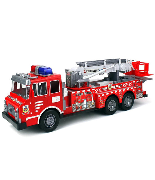 Camion Dei Pompieri A Frizione Vigili Del Fuoco Veicolo Giocattolo Bambini F0358         