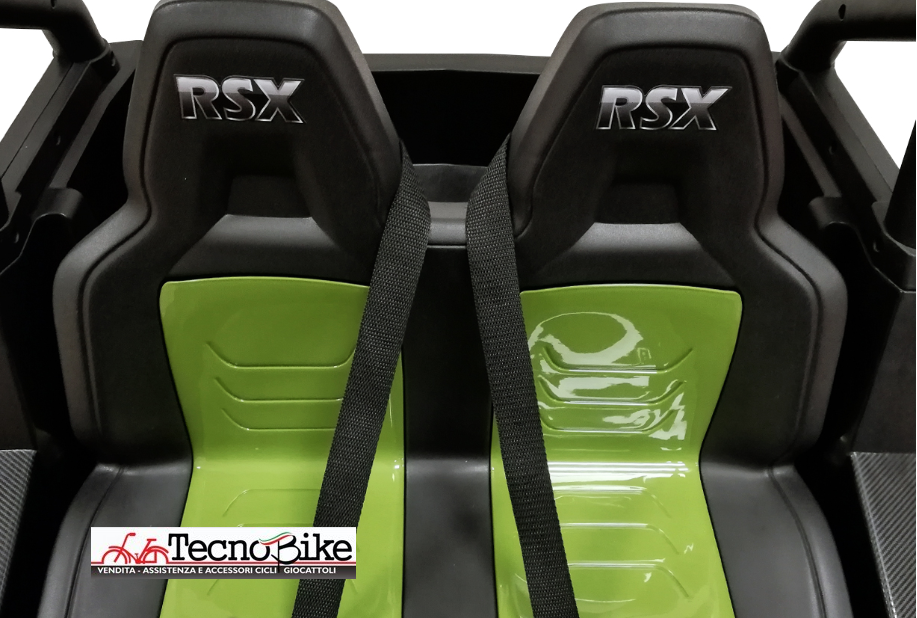 Auto Elettrica per Bambini 4x4 Polar 24V -Verde Mimetico