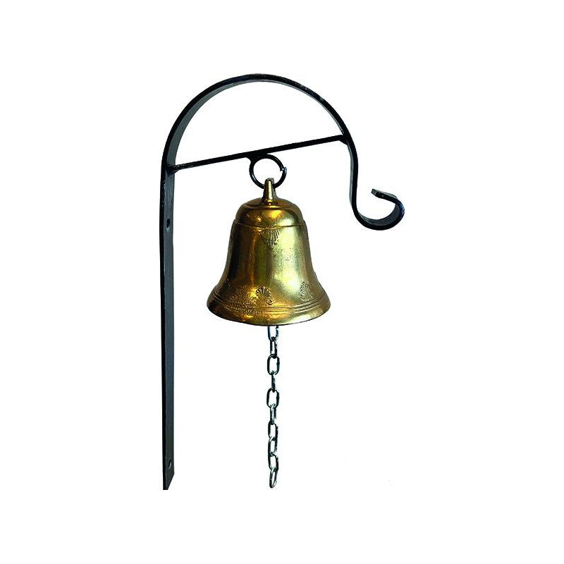Campana Ferro Battuto-Ottone Diametro mm.100 H.cm.40X20