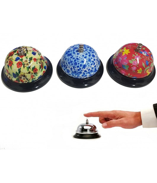 Campanello Da Banco O Tavolo Floreale Per Hotel Reception Ristorante Negozio Cucina         