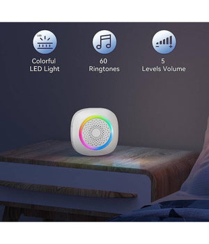 Campanello Senza Fili Wireless Per Casa Ufficio Luce Rgb 60 Melodie Rl-3995         