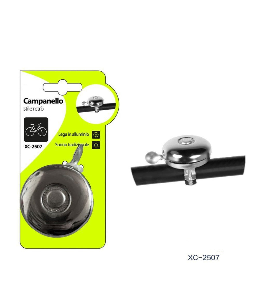 Campanello Stile Vintage Retro' In Metallo Attacco Universale Bicicletta Xc-2507         