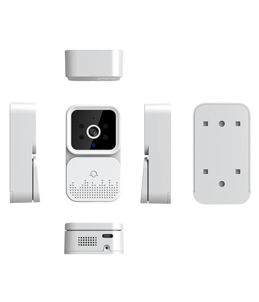 Campanello Video Hd Visione Notturna Wireless Citofono Videocitofono Smart         