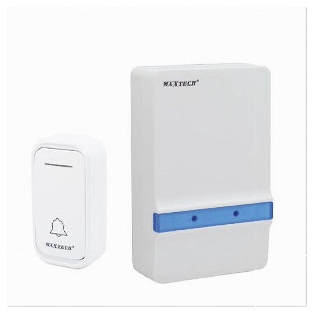 Campanello Wireless A Batterie Wifi Raggio 80m A Led Senza Fili Maxtech Camp-02         