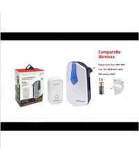 Campanello Wireless Con Spina Wifi Raggio 80m A Led Senza Fili Maxtech Camp-01         