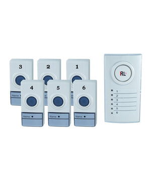 Campanello Wireless Senza Fili Casa Ufficio Con 6 Zone Porte Separate Digitale         