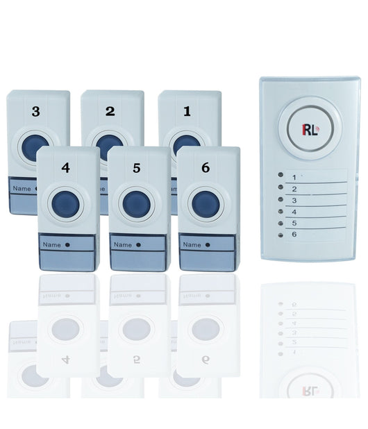 Campanello Wireless Senza Fili Casa Ufficio Con 6 Zone Porte Separate Digitale         