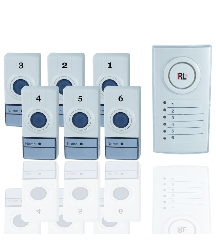 Campanello Wireless Senza Fili Casa Ufficio Con 6 Zone Porte Separate Digitale         