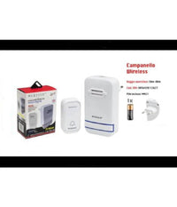 Campanello Wireless Senza Fili Spina Incorporata Wifi Indicatore Led Camp-03 Maxtech         