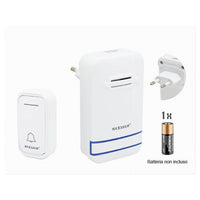 Campanello Wireless Senza Fili Spina Incorporata Wifi Indicatore Led Camp-03 Maxtech         