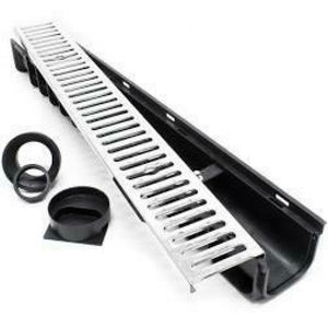 Canaletta Top Abs 13X100 H.15 Con Griglia Stampata Zincata B019B