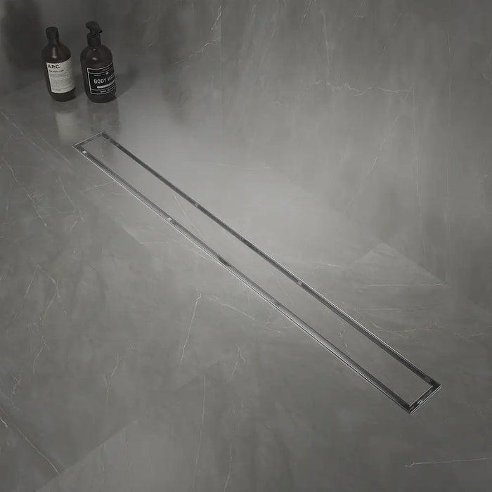 Canalina doccia in acciaio inox 90cm piastrellabile 