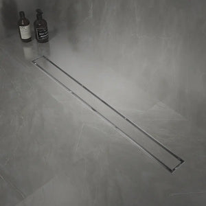 Canalina doccia in acciaio inox 100cm piastrellabile 